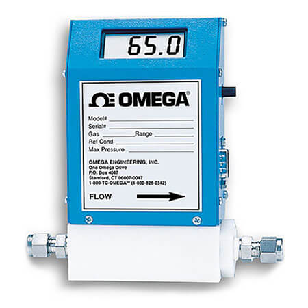 OMEGA奧米佳 FMA-A2000系列氣體質(zhì)量流量計(jì)和控制器 可選配一體式顯示屏，用于測量潔凈氣體
