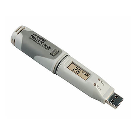 OMEGA奧米佳 OM-EL-USB-2-LCD溫度、濕度和露點(diǎn)數(shù)據(jù)記錄器 配有LCD顯示屏
